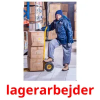 lagerarbejder picture flashcards