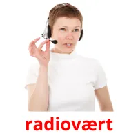 radiovært picture flashcards