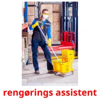 rengørings assistent picture flashcards