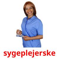 sygeplejerske flashcards illustrate