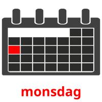 monsdag picture flashcards