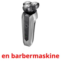 en barbermaskine picture flashcards