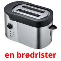 en brødrister picture flashcards