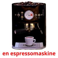 en espressomaskine card for translate