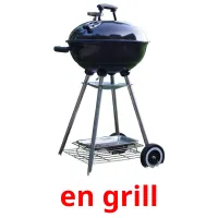 en grill flashcards illustrate