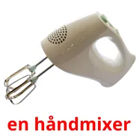 en håndmixer picture flashcards