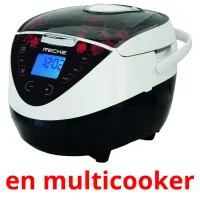 en multicooker picture flashcards