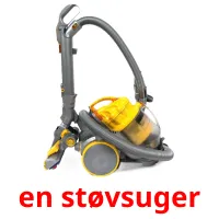 en støvsuger picture flashcards