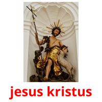 jesus kristus flashcards illustrate