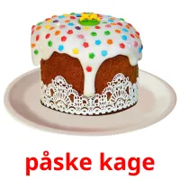 påske kage picture flashcards