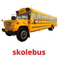 skolebus cartões com imagens