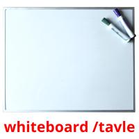 whiteboard /tavle picture flashcards