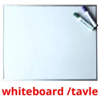 whiteboard /tavle cartões com imagens