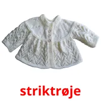 striktrøje billedkort for børn med billeder