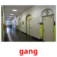 gang cartões com imagens