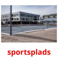 sportsplads flashcards illustrate