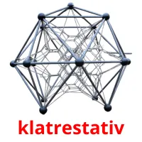 klatrestativ flashcards illustrate