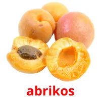 abrikos cartões com imagens