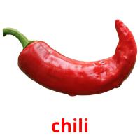 chili picture flashcards