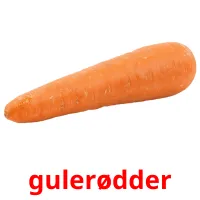 gulerødder Bildkarteikarten