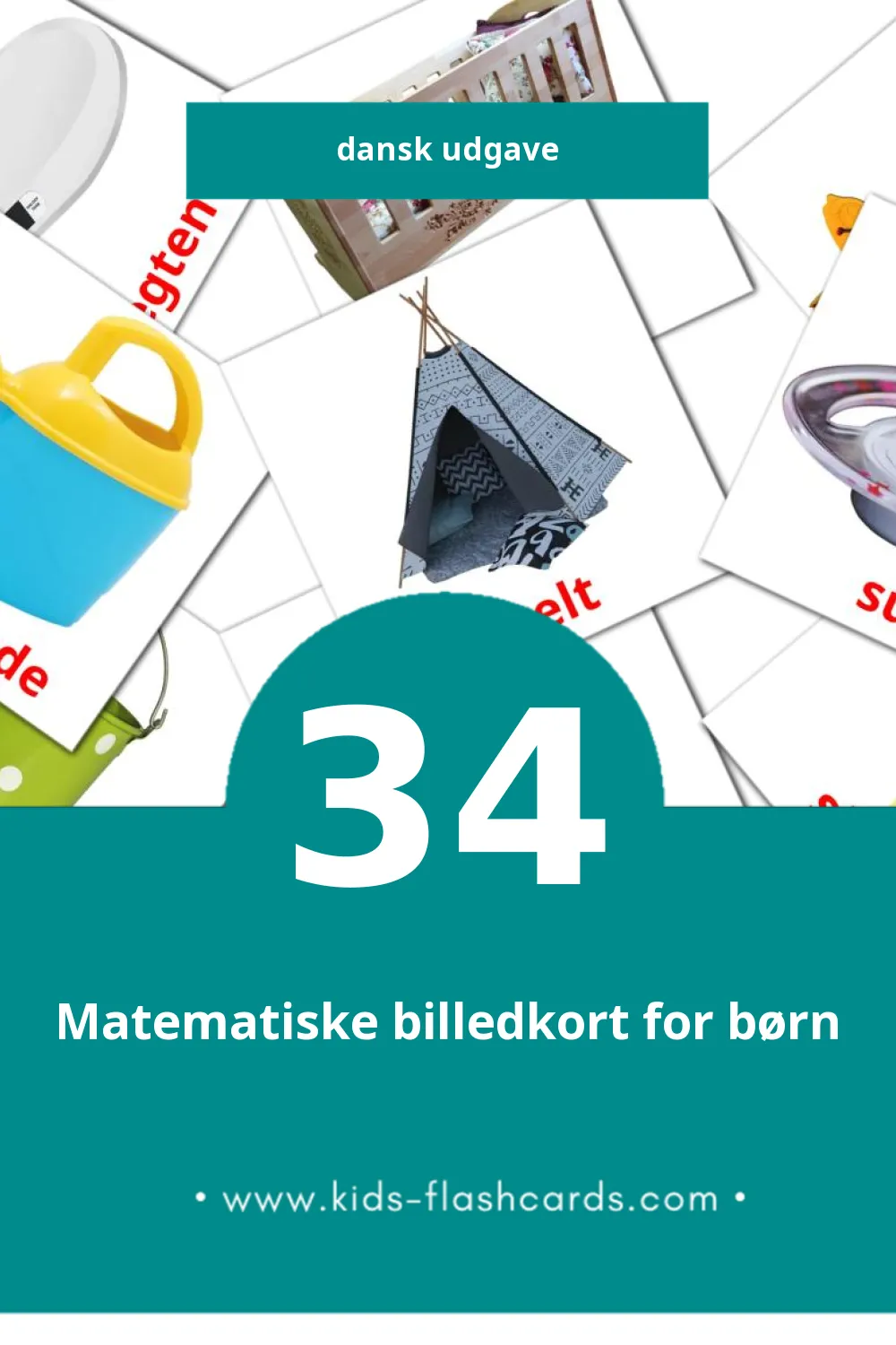 Visuelle billedkort for børn om Baby til småbørn (34 kort på Dansk)