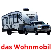 das Wohnmobil flashcards illustrate