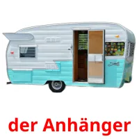 der Anhänger flashcards illustrate