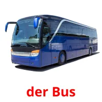 der Bus flashcards illustrate