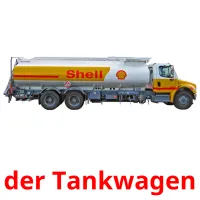 der Tankwagen flashcards illustrate