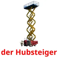 der Hubsteiger flashcards illustrate