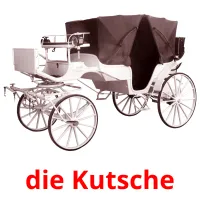 die Kutsche flashcards illustrate