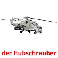 der Hubschrauber flashcards illustrate