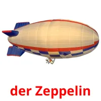 der Zeppelin flashcards illustrate