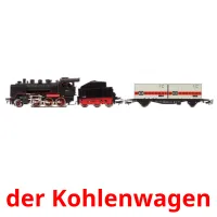 der Kohlenwagen flashcards illustrate