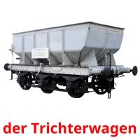 der Trichterwagen flashcards illustrate