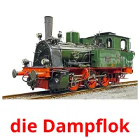 die Dampflok flashcards illustrate