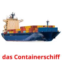 das Containerschiff picture flashcards