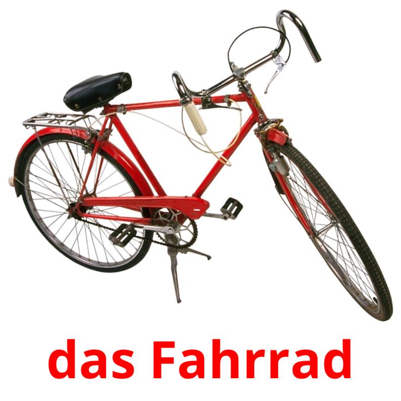 das Fahrrad picture flashcards