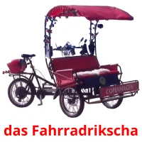 das Fahrradrikscha cartões com imagens