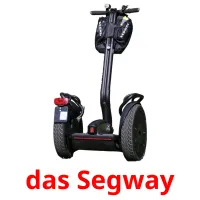 das Segway cartões com imagens