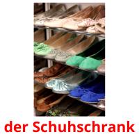 der Schuhschrank picture flashcards