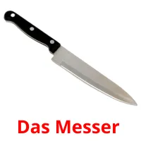 Das Messer  cartes flash