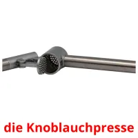 die Knoblauchpresse cartes flash