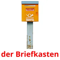 der Briefkasten picture flashcards