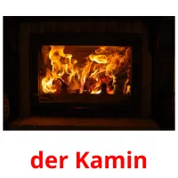 der Kamin picture flashcards