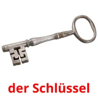 der Schlüssel picture flashcards