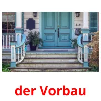 der Vorbau picture flashcards