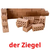 der Ziegel picture flashcards