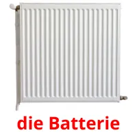 die Batterie picture flashcards