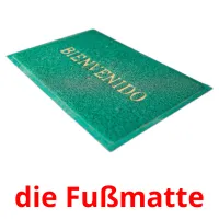 die Fußmatte picture flashcards